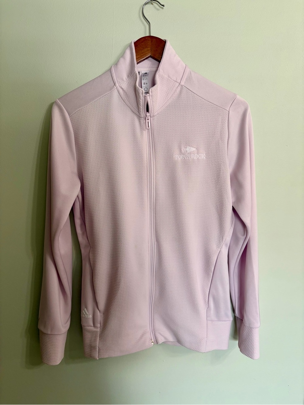 adidas Light Pink Full-Zip Utility Jacket